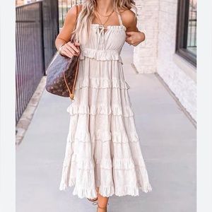 Tiered Slip Maxi Dress